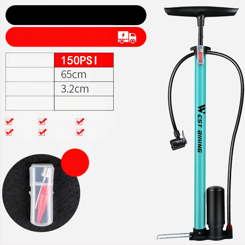 „West Rider“ aukšto slėgio siurblys kalnų dviračiui, nešiojamam automobiliui, krepšiniui, akumuliatoriui, automobiliui, motociklui, siurbliui