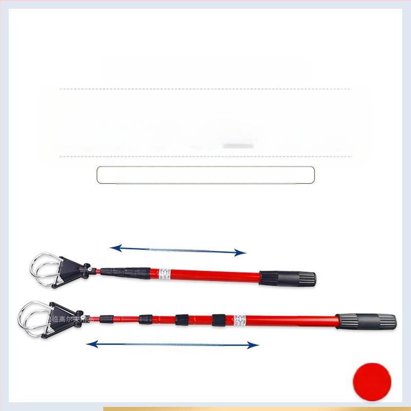 Golfipallide korjaja, viieosaline sissetõmmatav pallide korjaja, alumiiniumisulamist võlliga golfiväljaku tarvikud, 3 värvi