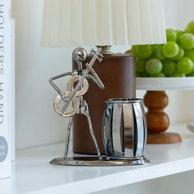 Rankų darbo kaltinio geležies rašiklio laikiklis, rankų darbo, namų dekoracijos, svetainės stalviršis, sandėlyje, didmeninė prekyba