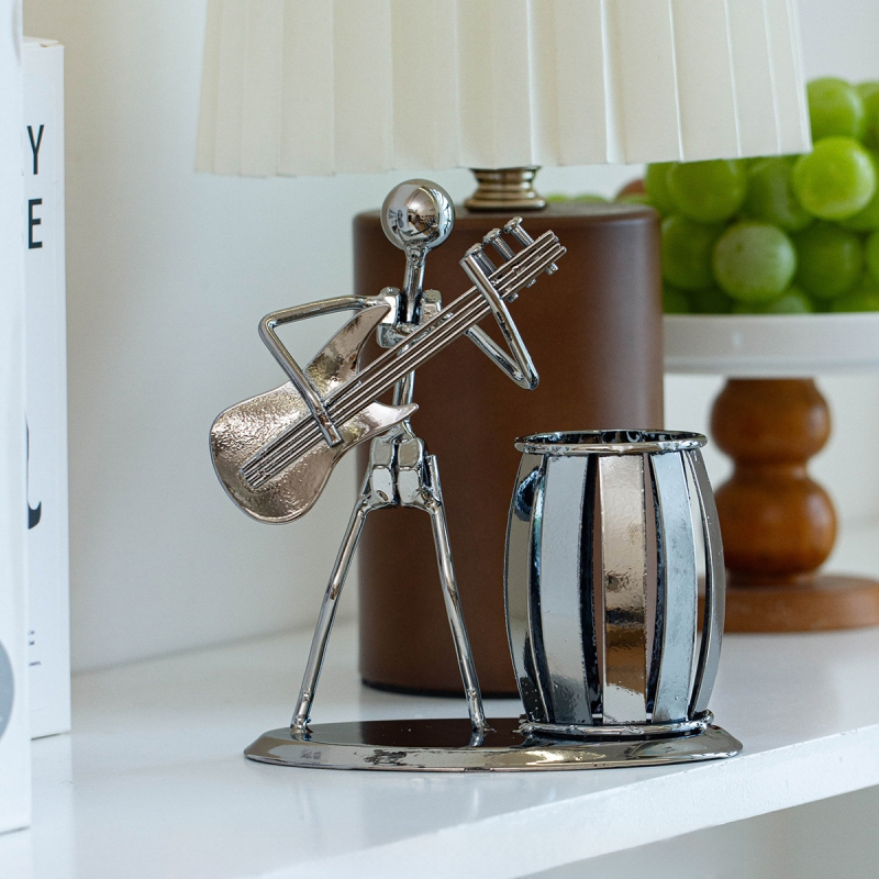 Rankų darbo kaltinio geležies rašiklio laikiklis, rankų darbo, namų dekoracijos, svetainės stalviršis, sandėlyje, didmeninė prekyba