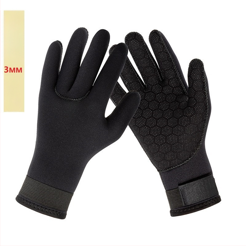 Naujos 3 mm profesionalios nardymo pirštinės vyrams, neslystančios, atsparios dilimui, vaikiškos, šiltos, šalčiui atsparios žiemos plaukimo pirštinės moterims