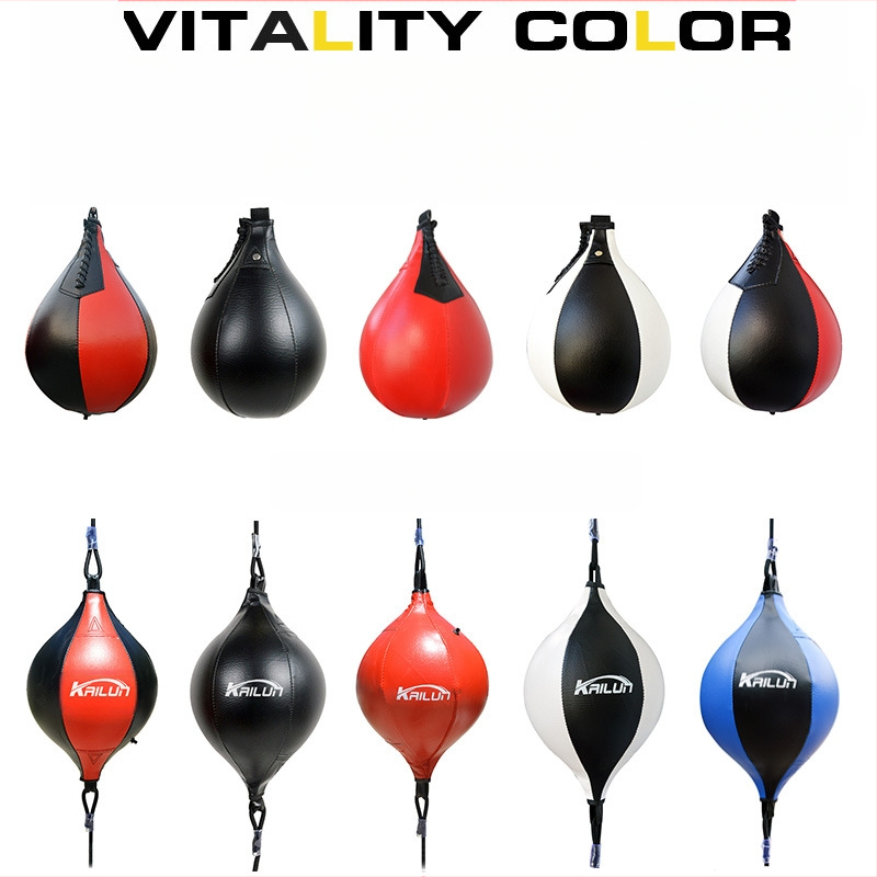 Kailun täiskasvanud lastele poksikiiruse palli rippumine poksilöök pirnipall poksikiiruse pall pirnikujuline dodge kiiruspalli rippumise stiil