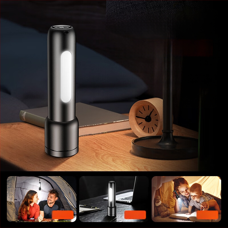 „Philips“ galingas, itin ryškus, ABS medžiagos teleskopinis, priartinantis žibintuvėlis su šoniniais žibintais, skirtas lauko sąlygoms ir didelio nuotolio nešiojamam žibintuvėliui.