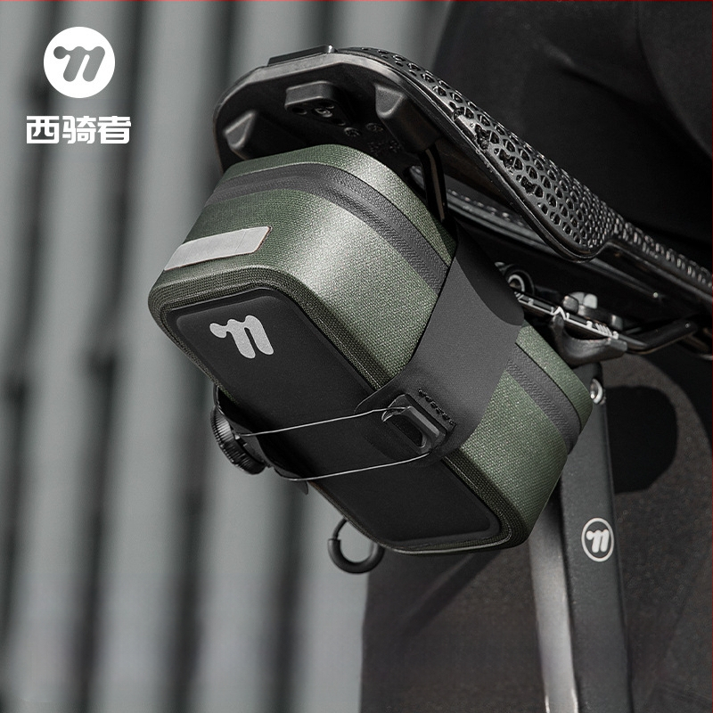 „West Rider“ dviračio savaime užsifiksuojantis uodegos krepšys kalnų plento dviračio balnelio krepšys vandeniui atsparus krepšys pagalvėlė nešiojamas įrankių laikymo krepšys