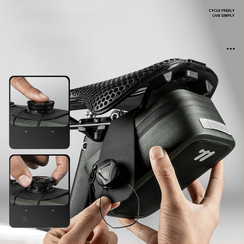 „West Rider“ dviračio savaime užsifiksuojantis uodegos krepšys kalnų plento dviračio balnelio krepšys vandeniui atsparus krepšys pagalvėlė nešiojamas įrankių laikymo krepšys