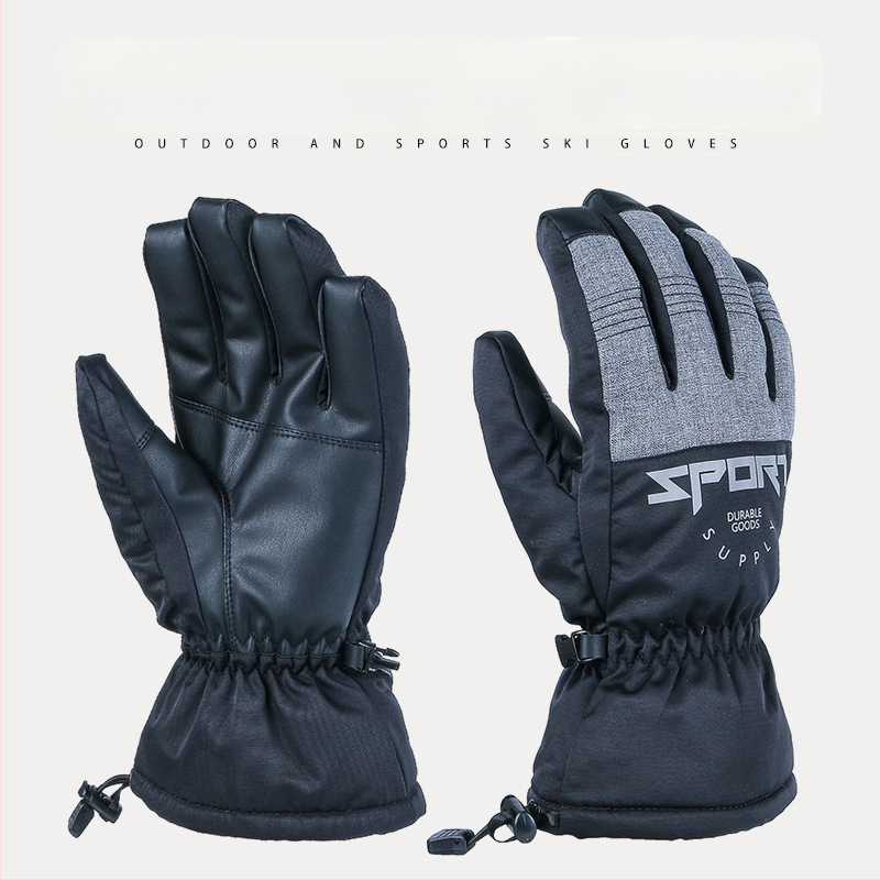 Határokon átnyúló, meleg kesztyűk, kültéri síelés, hegymászás, lovaglás, fitnesz, szélálló, vízálló, érintőképernyős, öt ujjas kesztyűk