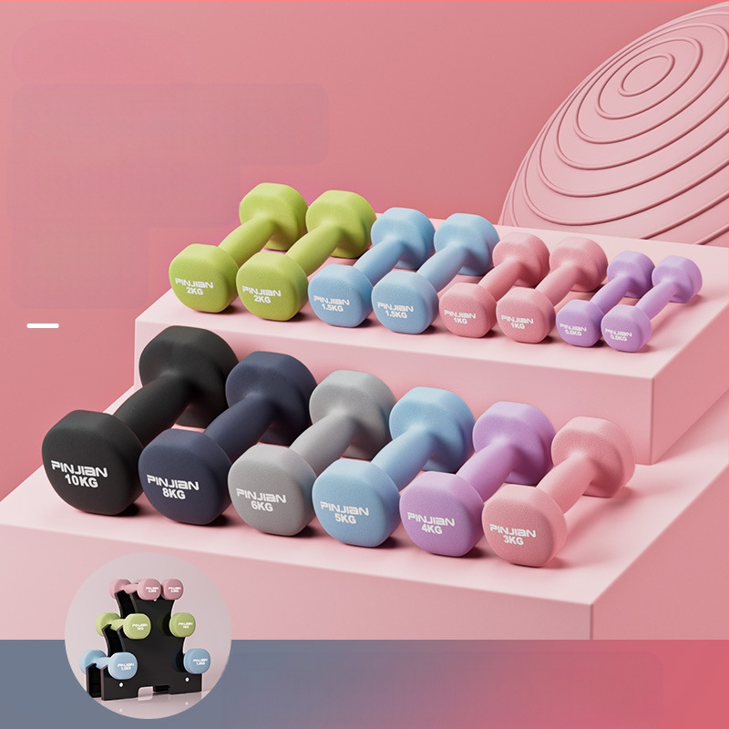 Hantelio moterų fitneso buitinė įranga Vyriškas gryno geležies kostiumas Naujas derinys Mažas hantelis Pradinės mokyklos vaikų rankų raumenų treniravimas
