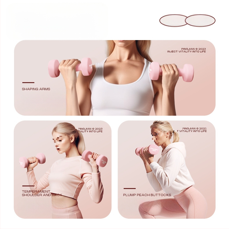 Hantelio moterų fitneso buitinė įranga Vyriškas gryno geležies kostiumas Naujas derinys Mažas hantelis Pradinės mokyklos vaikų rankų raumenų treniravimas