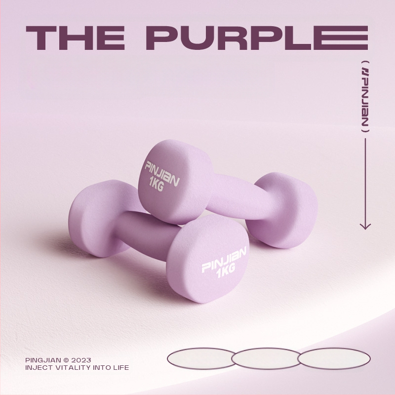 Hantelio moterų fitneso buitinė įranga Vyriškas gryno geležies kostiumas Naujas derinys Mažas hantelis Pradinės mokyklos vaikų rankų raumenų treniravimas