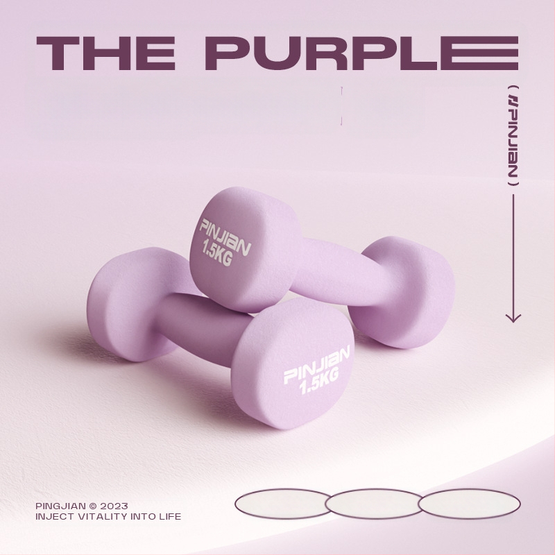 Hantelio moterų fitneso buitinė įranga Vyriškas gryno geležies kostiumas Naujas derinys Mažas hantelis Pradinės mokyklos vaikų rankų raumenų treniravimas