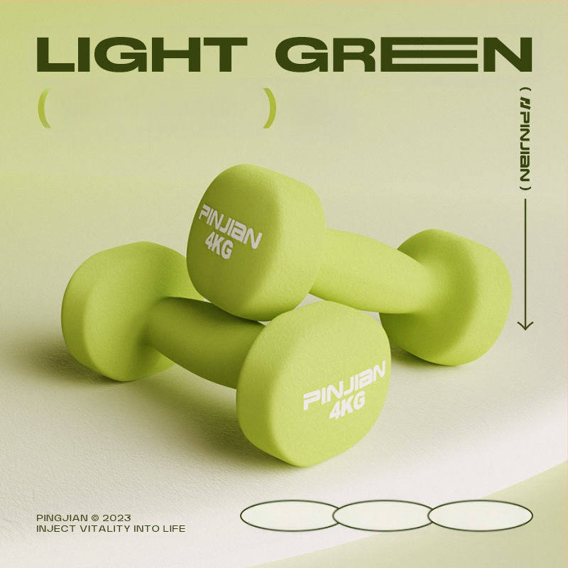 Hantelio moterų fitneso buitinė įranga Vyriškas gryno geležies kostiumas Naujas derinys Mažas hantelis Pradinės mokyklos vaikų rankų raumenų treniravimas