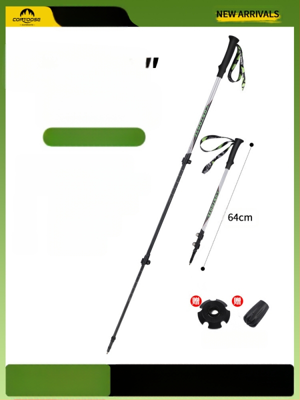 Kuangtu süsinikkiust ronimiskepp Kolmeosaline teleskoopkark meestele ja naistele Matkaronimisvarustus Ülikerge libisemiskindel kark