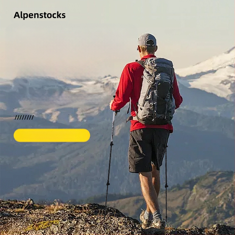 Kuangtu süsinikkiust ronimiskepp Kolmeosaline teleskoopkark meestele ja naistele Matkaronimisvarustus Ülikerge libisemiskindel kark