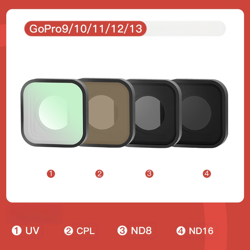 MECO MECO gopro9/10/11/12 αθλητική κάμερα με φίλτρο CPL πολωμένο ND με μείωση φωτός και προστασία UV από ζημιές από το φως