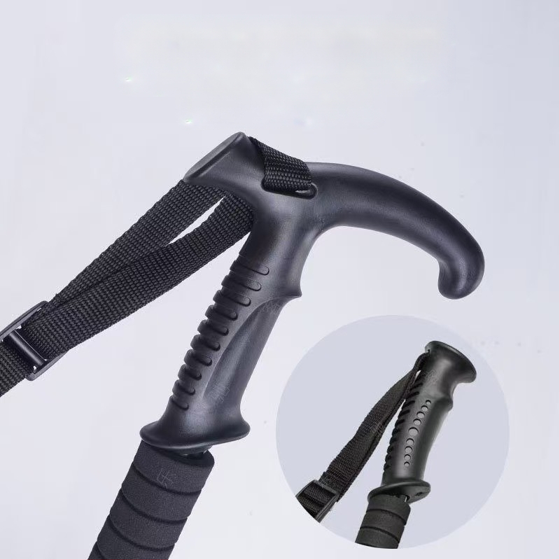 Lauko kelionių žygio lazdos, sulankstomos žygio lazdos, didmeninė prekyba aliuminio lydinio ištraukiamais trijų dalių ramentais, gamintojais