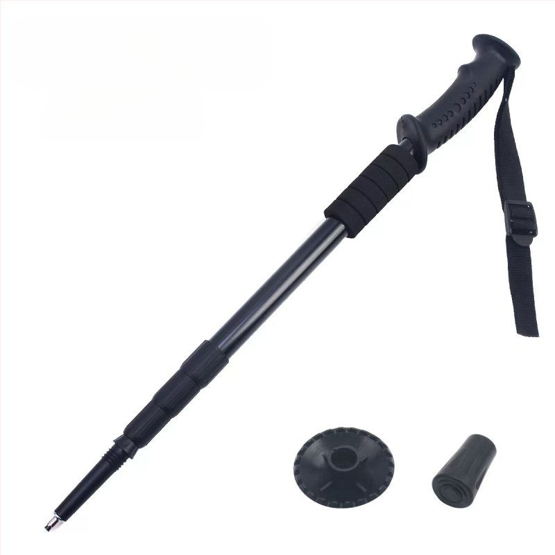 Lauko kelionių žygio lazdos, sulankstomos žygio lazdos, didmeninė prekyba aliuminio lydinio ištraukiamais trijų dalių ramentais, gamintojais