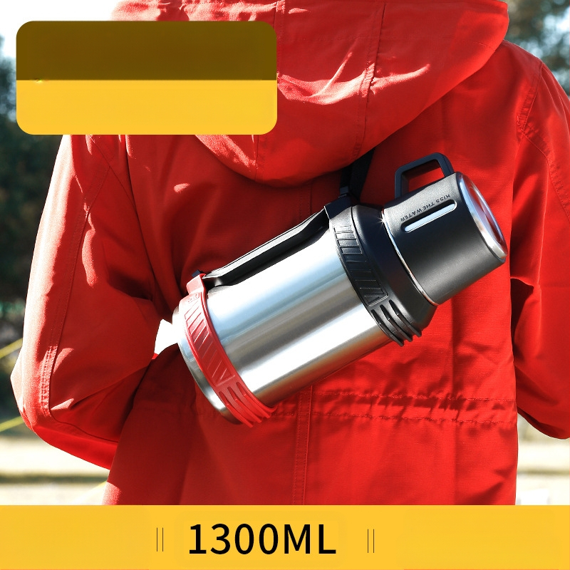 „Qihu Thermos“ didelės talpos 6 litrų termosas, nešiojamas automobilio lauko termosas, pagamintas iš 316 nerūdijančio plieno