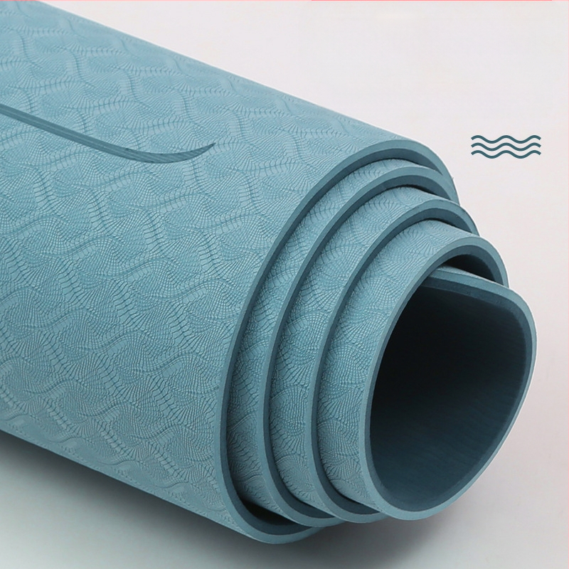 Jogos kilimėlis su nemokamu pristatymu, praplatintas, 80 cm, neslystantis, 0,6 mm jogos kilimėlis pradedantiesiems, jogos namams.