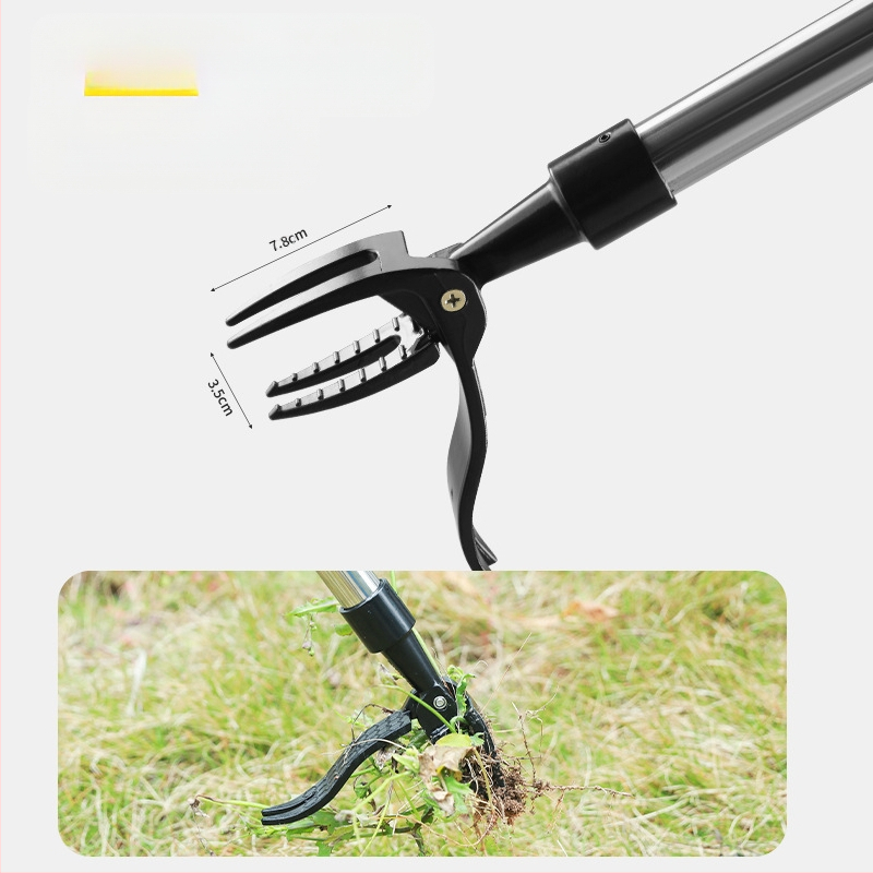 „Amazon“ naujas šiaudų rautuvo pėdelė, bepakopis, lenkiamas piktžolių kablis, namų sodininkystės piktžolių ir šaknų naikinimo kastuvas, vertikalus piktžolių rautuvas