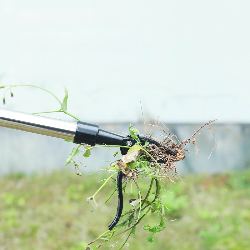 „Amazon“ naujas šiaudų rautuvo pėdelė, bepakopis, lenkiamas piktžolių kablis, namų sodininkystės piktžolių ir šaknų naikinimo kastuvas, vertikalus piktžolių rautuvas