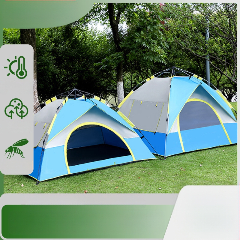 Hoolikalt valitud ühekihiline telk, telkimisstiilis telk, mägironimis-, kalapüügi-, välitelk, 3–4 inimesele, Oxfordi riidest telk, hulgimüük