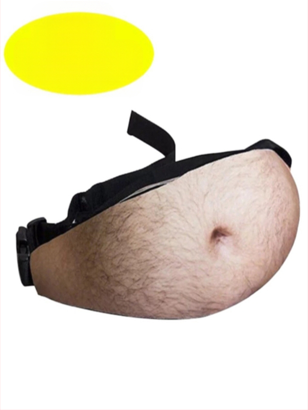 Tarpvalstybinė karšto tėčio krepšio pilvo juosmens krepšys, apsaugantis nuo priekabiavimo, kūrybingas parodijos alaus pilvo juosmens krepšys, didmeninė prekyba