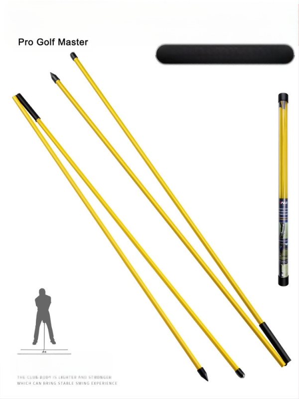 PGM Нов сгъваем стик за голф, индикатор за посока, спомагателен коректор, люлка, консумативи за начинаещи