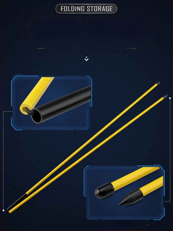 PGM Нов сгъваем стик за голф, индикатор за посока, спомагателен коректор, люлка, консумативи за начинаещи