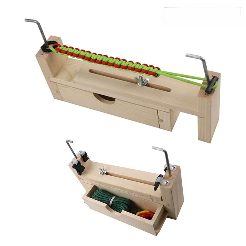 Amazoni kuum müük vihmavarju köie käevõru punumisriiul isetegemise kudumisriistad kaelakee punumislaud puitraam