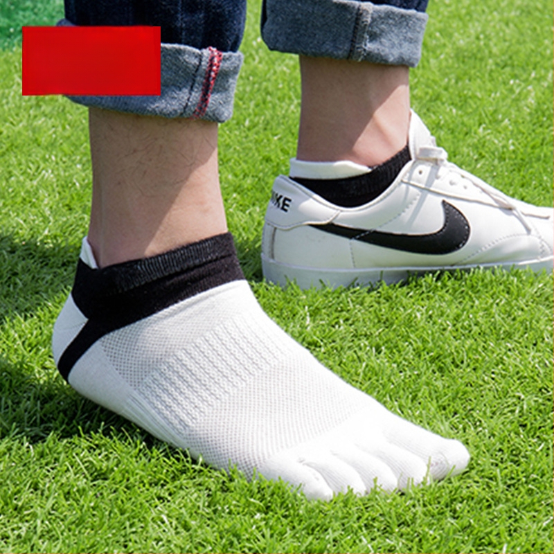 Viiesõrmelised Shu viiesõrmelised sokid meestele, puuvillase niidiga lühikesed võrgust sokid, kevad- ja suvesokid, madala küljega, hulgimüügis, d do