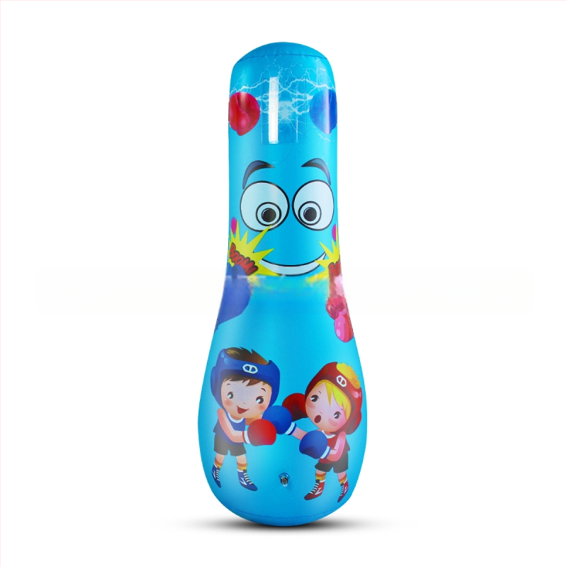 PVC täispuhutav löögikolonn laste trummellöögimänguasi täispuhutav inimese seina takistusrekvisiidid poksikott liivakott