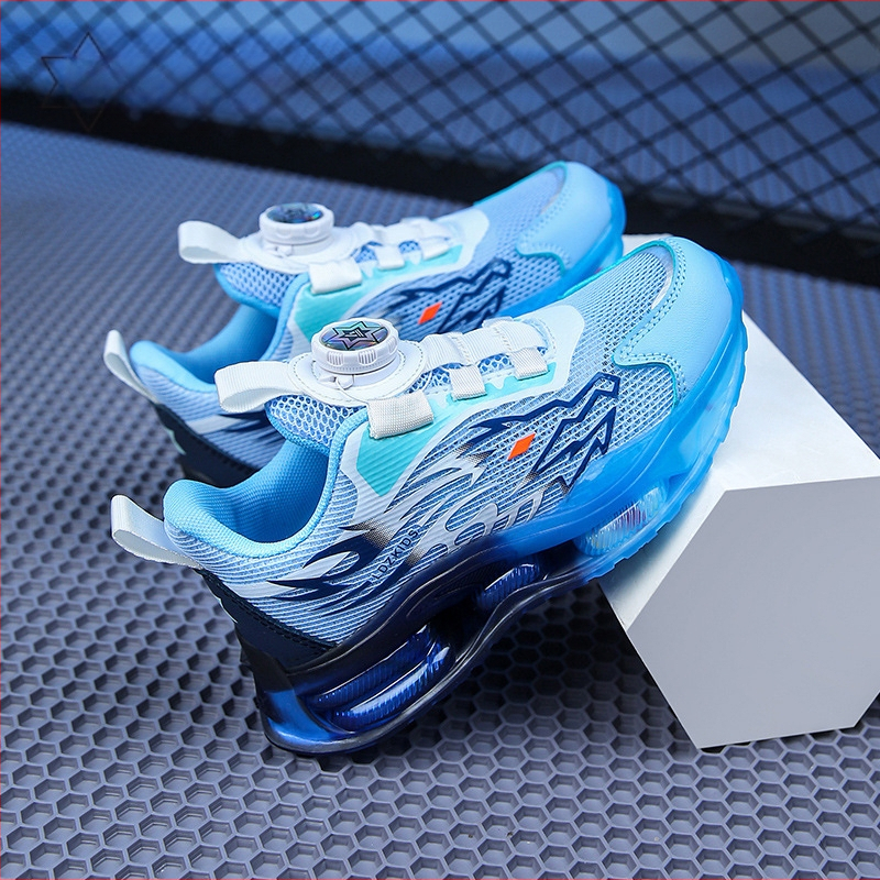 Piiriülesed cuhk lastejalatsid pöörlevate nööpidega, uued kevad- ja sügiskingad, õpilastele mõeldud pehme tallaga tossud, poistele mõeldud hingavad võrgust tossud