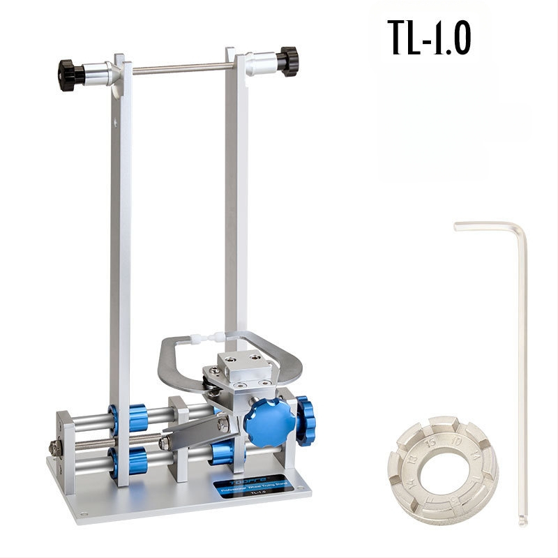 TOOPERE Masă de ajustare a inelului de bicicletă Masă de corecție a inelului de roată pentru biciclete de munte Set de roți Corecție a inelului de cadru Reglare a inelului de cadru Instrument de ajustare a inelului de cadru