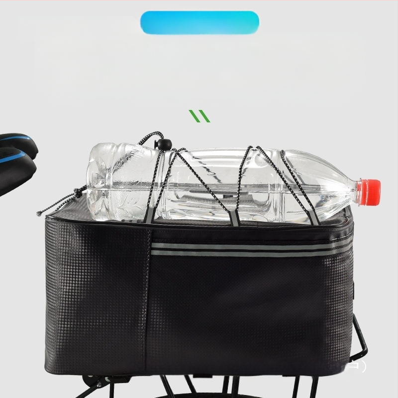 Dviračio elektrinės transporto priemonės vairavimo krepšys kalnų dviračio galinės sėdynės uodegos krepšys vandeniui atspari didelės talpos daiktadėžės galinė lentyna