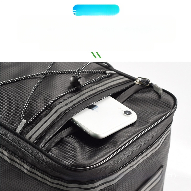 Dviračio elektrinės transporto priemonės vairavimo krepšys kalnų dviračio galinės sėdynės uodegos krepšys vandeniui atspari didelės talpos daiktadėžės galinė lentyna