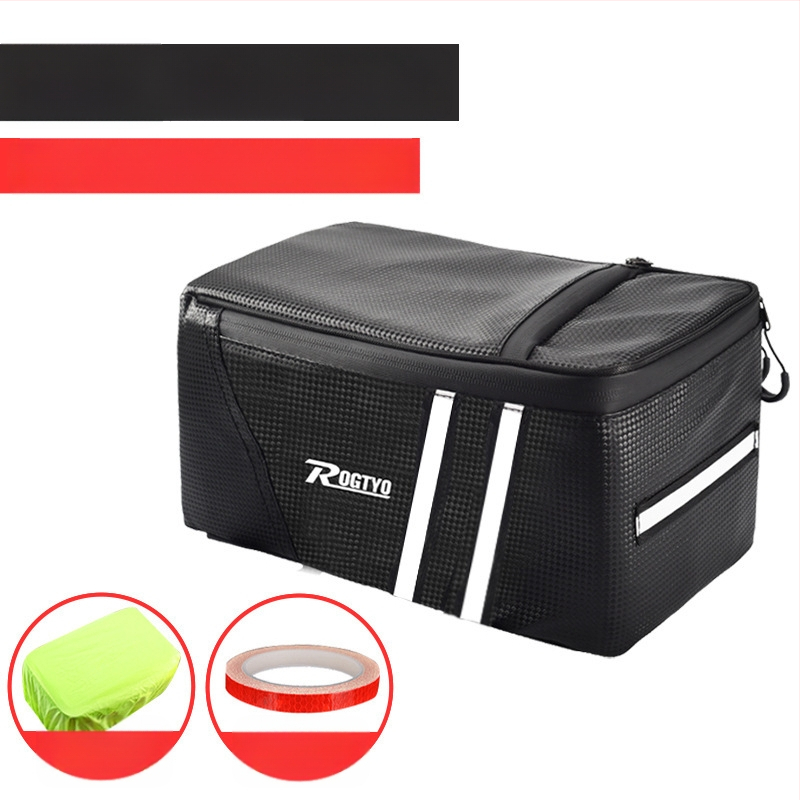 Dviračio elektrinės transporto priemonės vairavimo krepšys kalnų dviračio galinės sėdynės uodegos krepšys vandeniui atspari didelės talpos daiktadėžės galinė lentyna