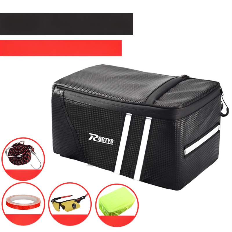 Dviračio elektrinės transporto priemonės vairavimo krepšys kalnų dviračio galinės sėdynės uodegos krepšys vandeniui atspari didelės talpos daiktadėžės galinė lentyna