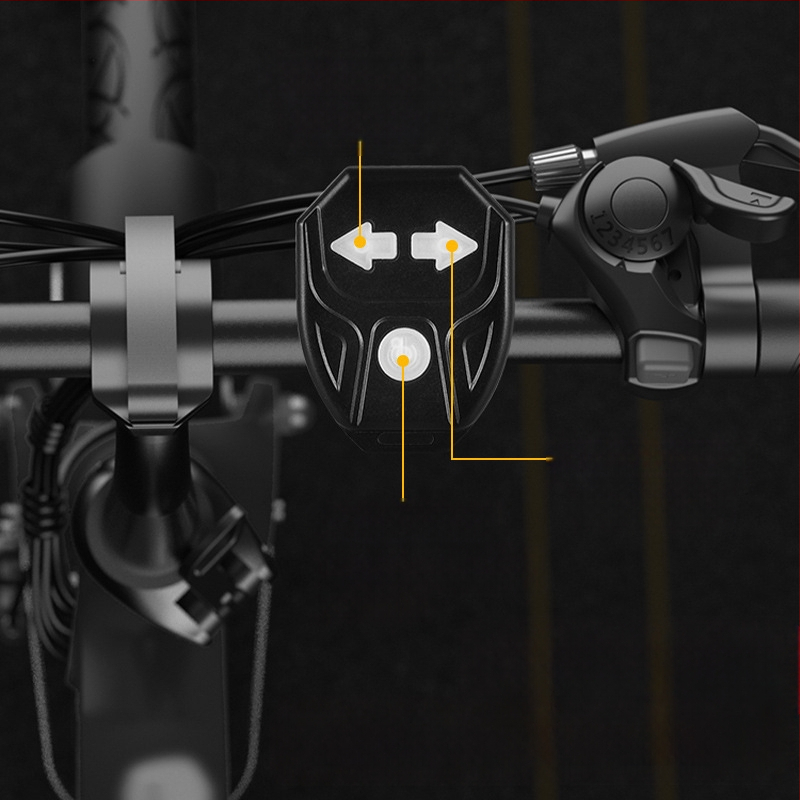 Dviračio nuotolinio valdymo galinis žibintas su garso signalu Belaidis blykstės galinis žibintas „Hot Wheels“ kalnų dviračio naktinio važiavimo įspėjamasis žibintas