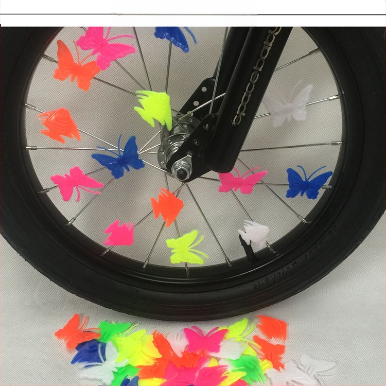 Laste jalgratta kodarate kaunistus lille värviliste helmestega tähtkuu liblikas mägiratta jalgratta ratta velje kaunistus