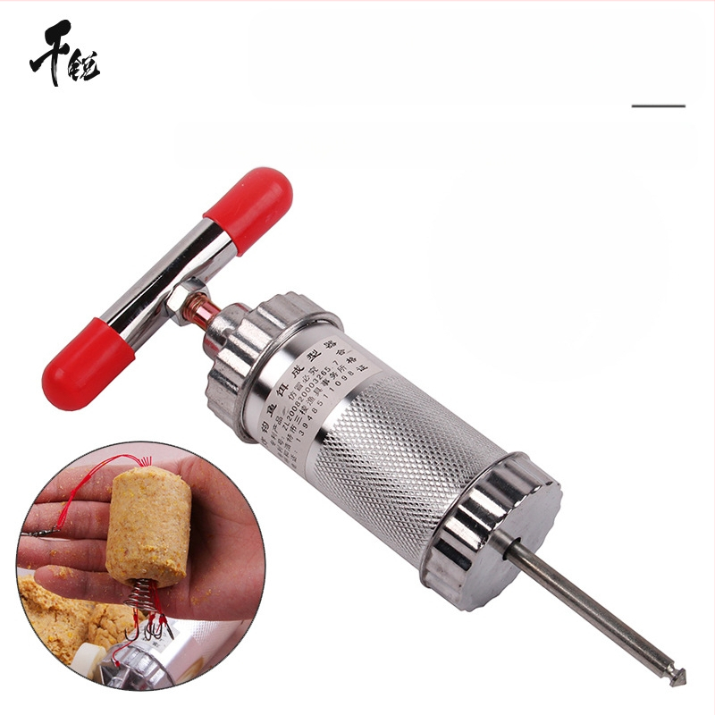 Qianrui plahvatusohtlik konkssööta moodustav seade pomm konkssööt press sööda laadimine meriõnge söödamaterjal aganakook sööt kalapüügi tarvikud