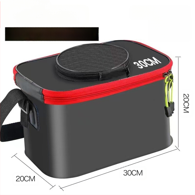 Kaasaskantav kalaämber kaanega hapnikupumbaga EVA paksendatud kalaämber eluskala kast kokkupandav kaasaskantav eluskalaämber looduslikuks kalapüügiks