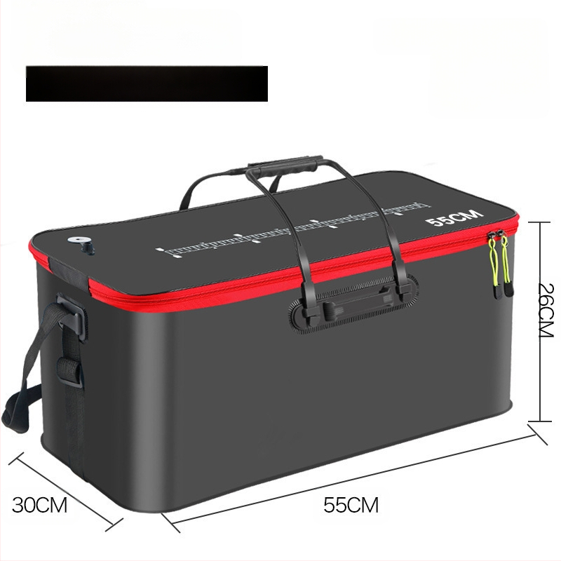 Kaasaskantav kalaämber kaanega hapnikupumbaga EVA paksendatud kalaämber eluskala kast kokkupandav kaasaskantav eluskalaämber looduslikuks kalapüügiks