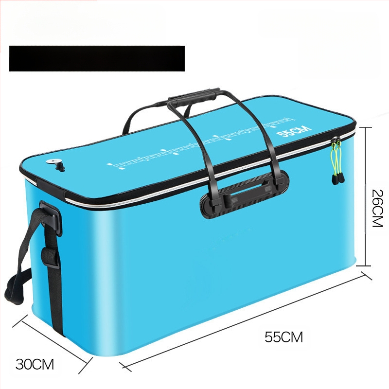 Kaasaskantav kalaämber kaanega hapnikupumbaga EVA paksendatud kalaämber eluskala kast kokkupandav kaasaskantav eluskalaämber looduslikuks kalapüügiks