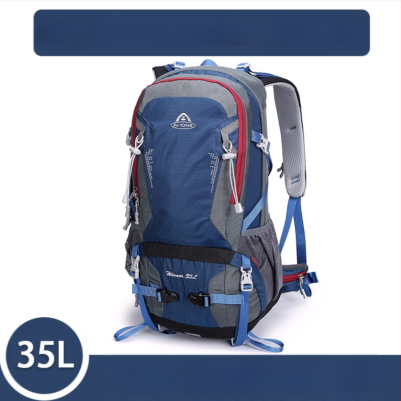 Ai Wangi välistingimustes sportimiseks mõeldud mägironimiseks ja matkamiseks mõeldud multifunktsionaalne ülikerge Oxfordi riidest 35-liitrine suure mahutavusega seljakott meestele ja naistele