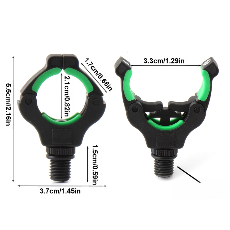 „Crossborder Jishi“ europietiško stiliaus bibliotekos žvejybos reikmenys, magnetiniai juodos ir žalios spalvos nailono plastikiniai spaustukai, magnetiniai laikikliai, galvutės priedai