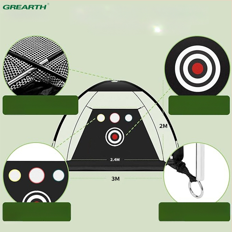 „Amazon“ karštas golfo tinklas lauko sūpynėms ir čipavimui – daugiafunkcis golfo praktikos tinklas