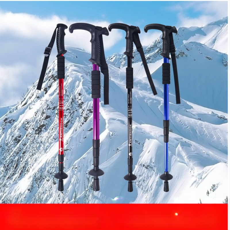 Karštos pardavimo lauko kelionių žygio lazdos, ištraukiamos žygio lazdos, aliuminio lydinio lazdos, ėjimo lazdos, vytelės