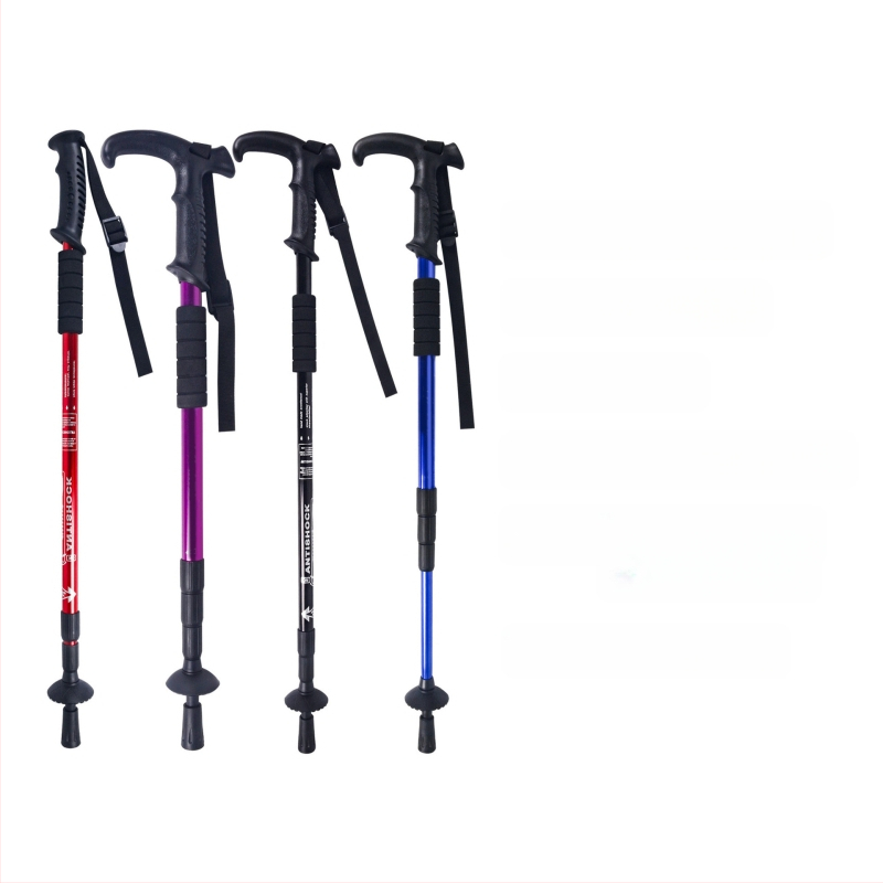 Karštos pardavimo lauko kelionių žygio lazdos, ištraukiamos žygio lazdos, aliuminio lydinio lazdos, ėjimo lazdos, vytelės