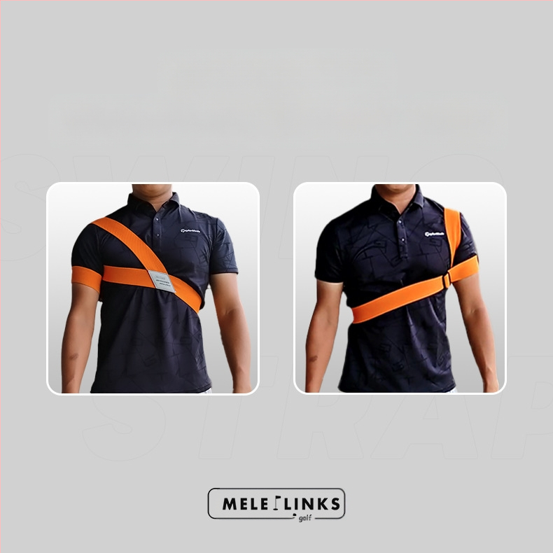 Korekcinis diržas golfo viršutinės rankos elastingas posūkio jungties diržas pradedantiesiems, pagalbiniai golfo sūpynių treniruočių įtaisas