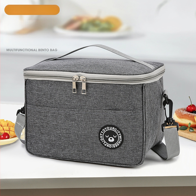 Kohandatud isolatsioonikott lõunasöögikott käekott alumiiniumfooliumiga paksendatud suure mahutavusega lõunasöögikott lõunasöögikott lõunakarbi piknikukott